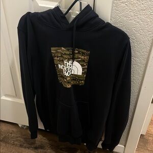 North Face Black Fish Hoodie
